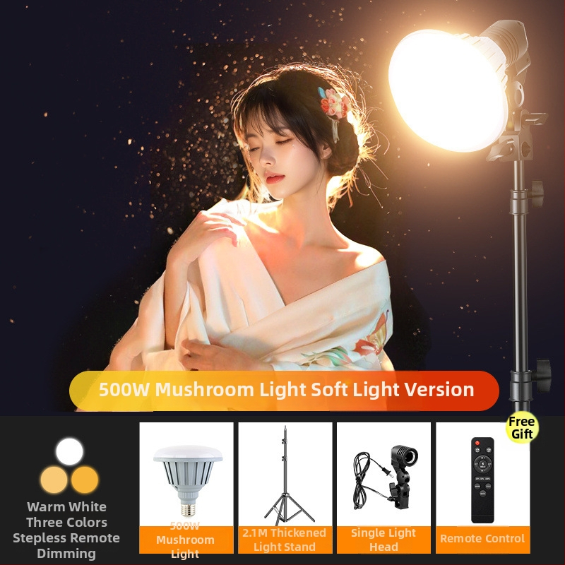 Transliacijoms grožiui skirtas šviesos su plaukų papildomu šviesos, fokuso šviesa ir kontūro šviesa, daugiažymė spalvų temperatūra, atskiras maitinimo šaltinis, ryškumo reguliavimas