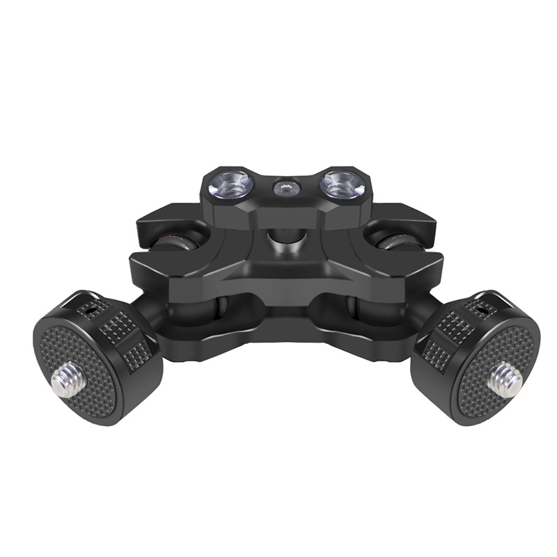 Reguliuojamas magiškos rankos su 1/4 ir 3/8 sriegiais, aliuminio lydinys, apkrova 2-5 kg, svoris 120 g