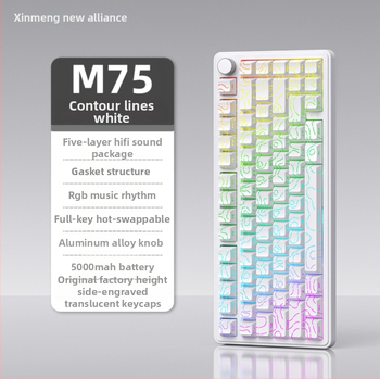 Гейминг клавиатура, безжична, механични превключватели, RGB подсветка, водоустойчива