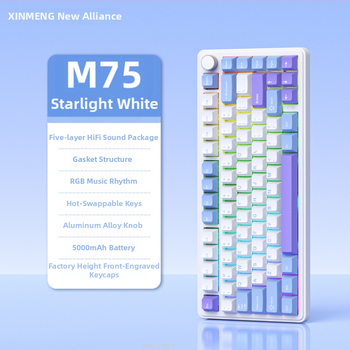 Гейминг клавиатура, безжична, механични превключватели, RGB подсветка, водоустойчива