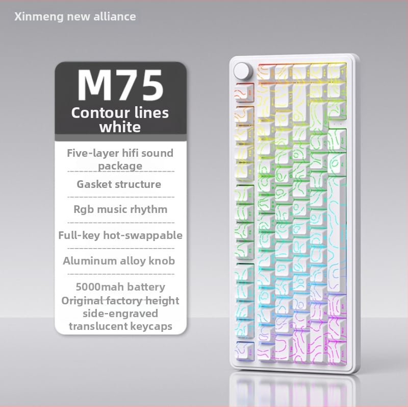 Гейминг клавиатура, безжична, механични превключватели, RGB подсветка, водоустойчива