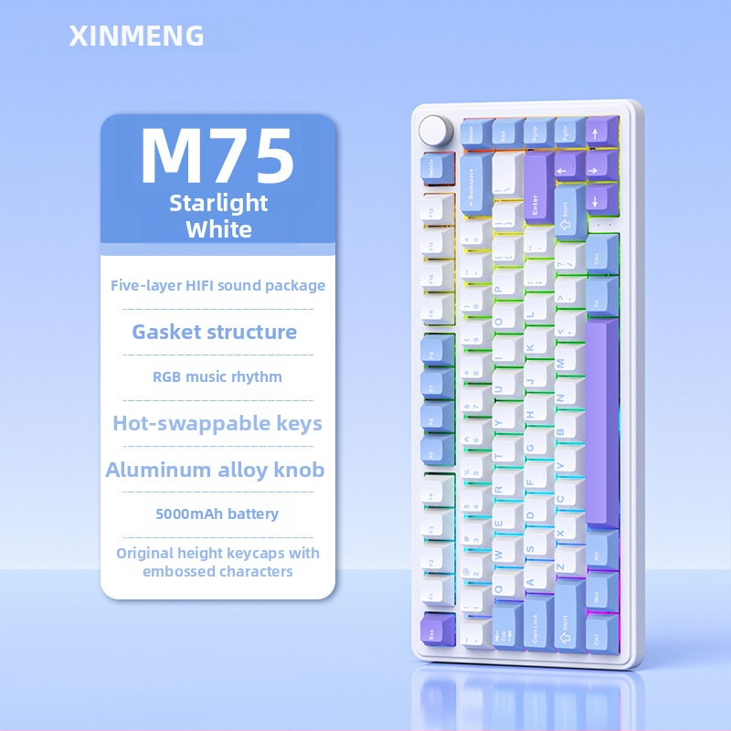 Гейминг клавиатура, безжична, механични превключватели, RGB подсветка, водоустойчива