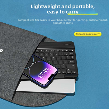 Bluetooth tipkovnica za iPad, mobitel, tablet i prijenosno računalo — bežična, punjiva, USB-C napajanje, ergonomska, mogućnost tiskanja logotipa