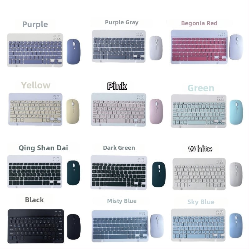 Bluetooth tipkovnica za iPad, mobitel, tablet i prijenosno računalo — bežična, punjiva, USB-C napajanje, ergonomska, mogućnost tiskanja logotipa