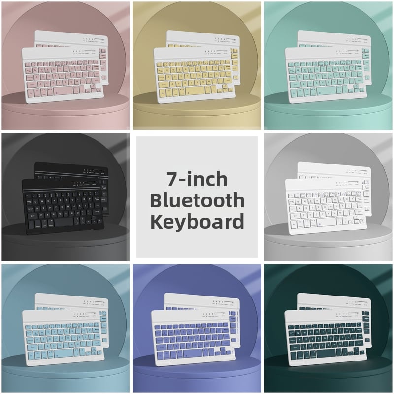 Bluetooth tipkovnica za iPad, mobitel, tablet i prijenosno računalo — bežična, punjiva, USB-C napajanje, ergonomska, mogućnost tiskanja logotipa