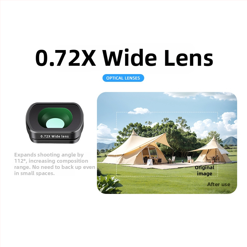 Filtr Pocket3 pre kameru – kov+sklo, v krabici, kompatibilný s Pocket3