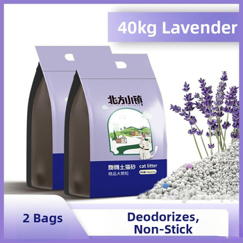 Котешки пясък на основата на бентонит, фини гранули, ниска прашност, лимонов аромат, за възрастни котки