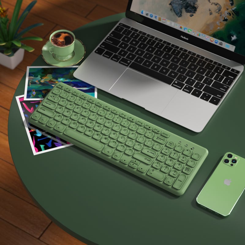 Безжична ултра тънка мембранна клавиатура, 88–98 клавиши, водоустойчива