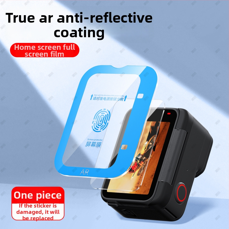 Insta360 AcePro2 ekranų ir objektyvo apsauga — kietas stiklas, AR antiatspindėjimo danga