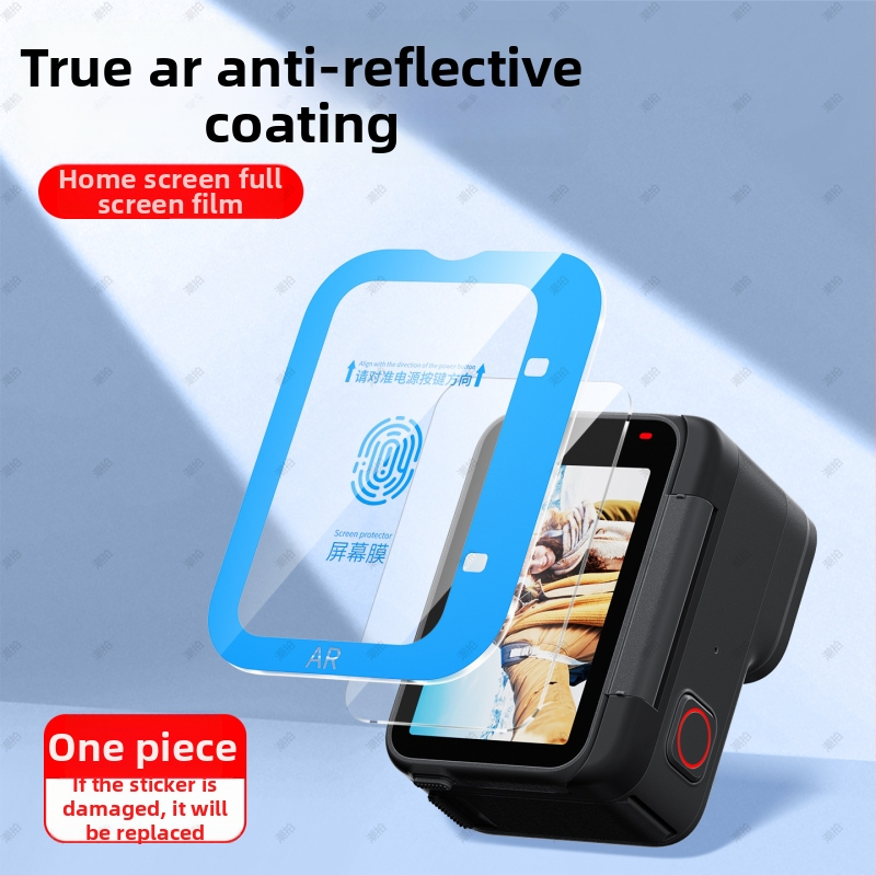 Insta360 AcePro2 ekranų ir objektyvo apsauga — kietas stiklas, AR antiatspindėjimo danga