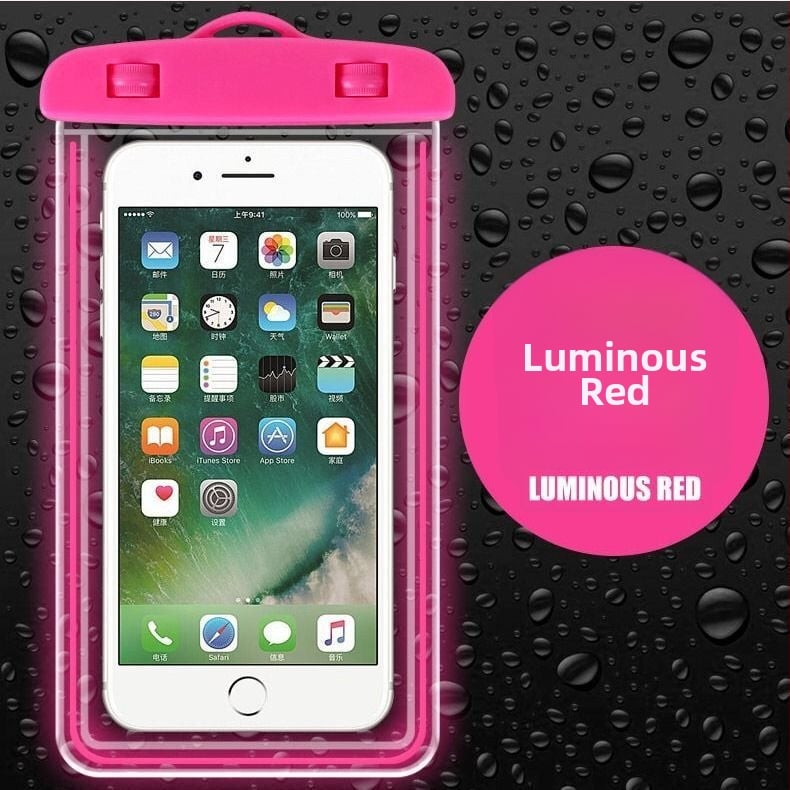 PU vízálló telefontok úszáshoz és búvárkodáshoz, érintőképernyő-kompatibilis, víz alatti táska nyakpánttal