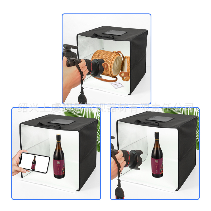 LT40 kompakti studijos fotografinio komplektas su Oxford audiniu, svoris 2 kg, vieno žingsnio surinkimas