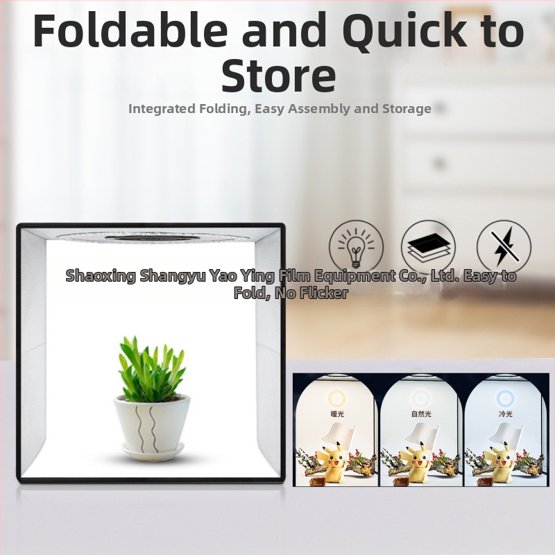 LT40 kompaktne stuudiopilt fotograafia komplekt Oxford materjaliga, kaal 2 kg, ühe sammu kokkupanemine