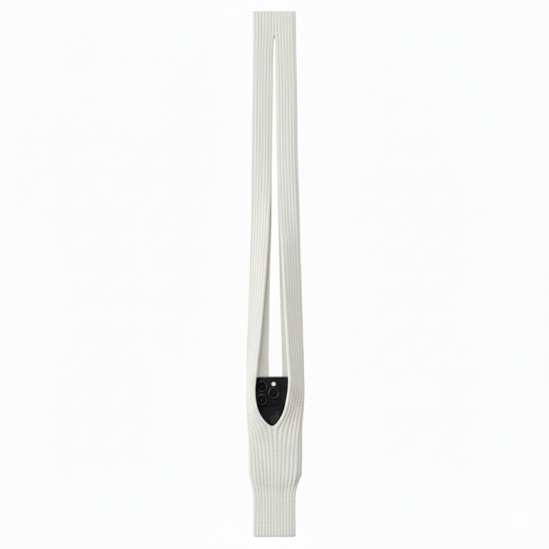 Nothing adīta telefona soma visiem modeļiem – 3D plissētā estētika, minimālisks stils, poliestera adīšana, kritienu aizsardzība