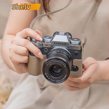 Fuji XT5 kožené ochranné púzdro pre fotoaparát – pravá koža, vodotesné, odolné voči opotrebeniu, štýl kabelky