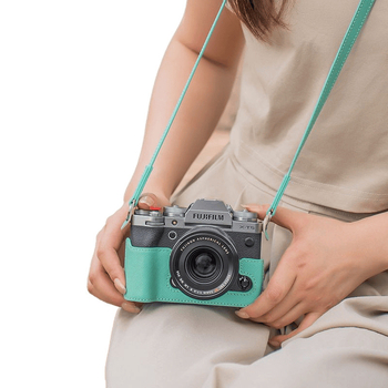 Fuji XT5 Carcasă protecție din piele pentru geanta de cameră - Piele naturală, Impermeabilă, Rezistentă la uzură, Stil geantă