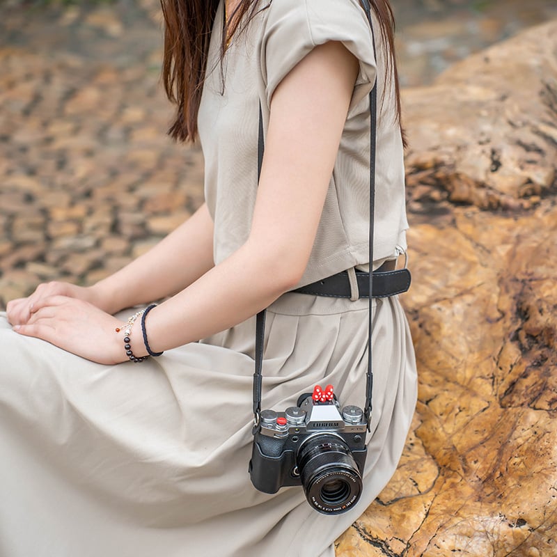 Fuji XT5 Carcasă protecție din piele pentru geanta de cameră - Piele naturală, Impermeabilă, Rezistentă la uzură, Stil geantă