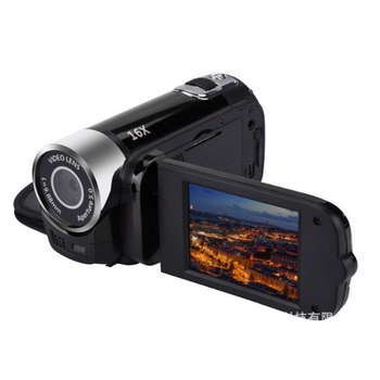 D90 skaitmeninis fotoaparatas su 16MP, 1080p, 2,7 colio LCD, elektroninė vaizdo stabilizacija, stereo mikrofonas