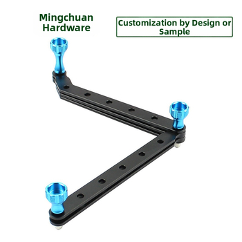 GoPro suderinamas išplėtimo laikiklis sulankstomam įrenginiui, aliuminio lydinys, 0,13 kg, išleistas 2017 m.