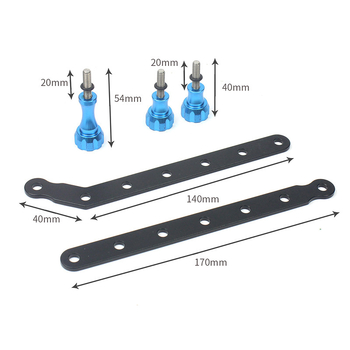 GoPro suderinamas išplėtimo laikiklis sulankstomam įrenginiui, aliuminio lydinys, 0,13 kg, išleistas 2017 m.