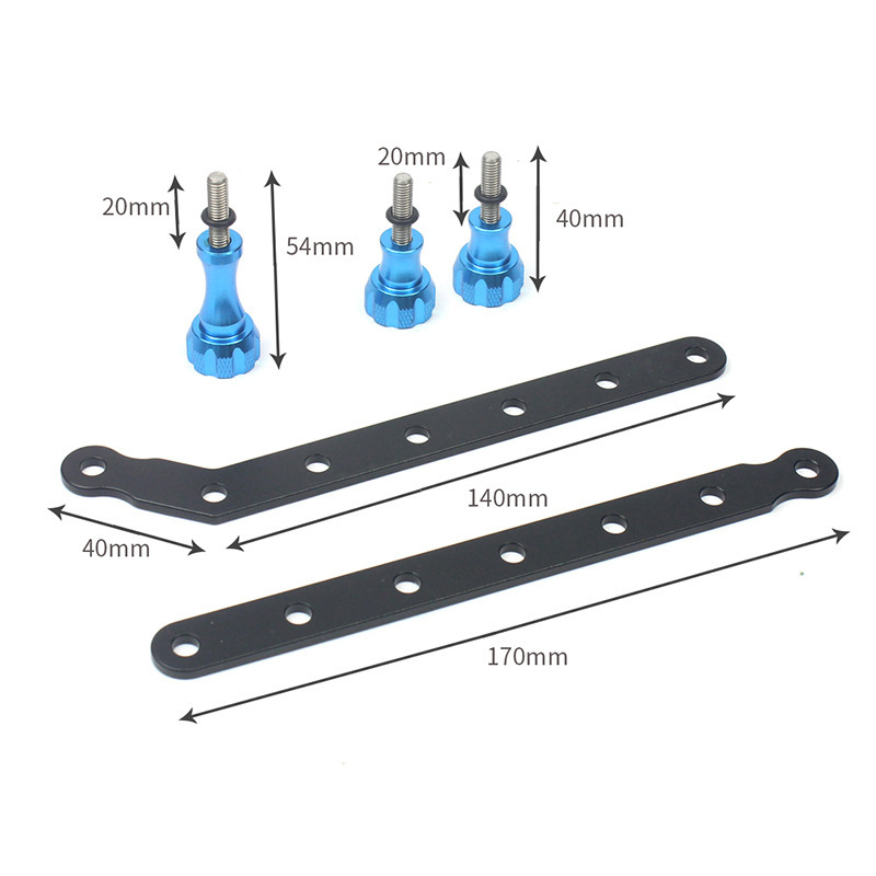 GoPro suderinamas išplėtimo laikiklis sulankstomam įrenginiui, aliuminio lydinys, 0,13 kg, išleistas 2017 m.