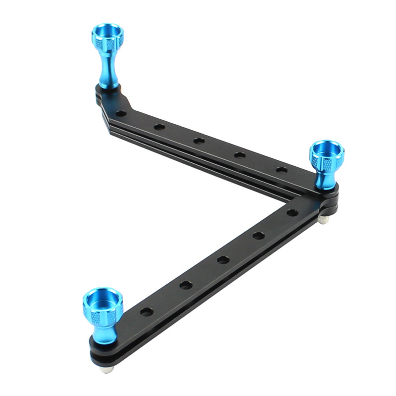 GoPro suderinamas išplėtimo laikiklis sulankstomam įrenginiui, aliuminio lydinys, 0,13 kg, išleistas 2017 m.