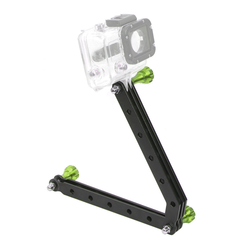 GoPro suderinamas išplėtimo laikiklis sulankstomam įrenginiui, aliuminio lydinys, 0,13 kg, išleistas 2017 m.