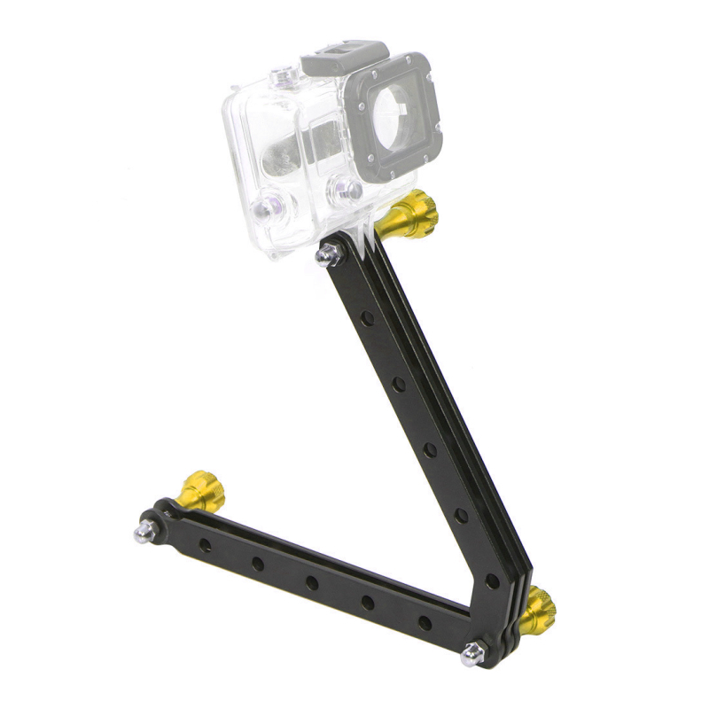 GoPro suderinamas išplėtimo laikiklis sulankstomam įrenginiui, aliuminio lydinys, 0,13 kg, išleistas 2017 m.