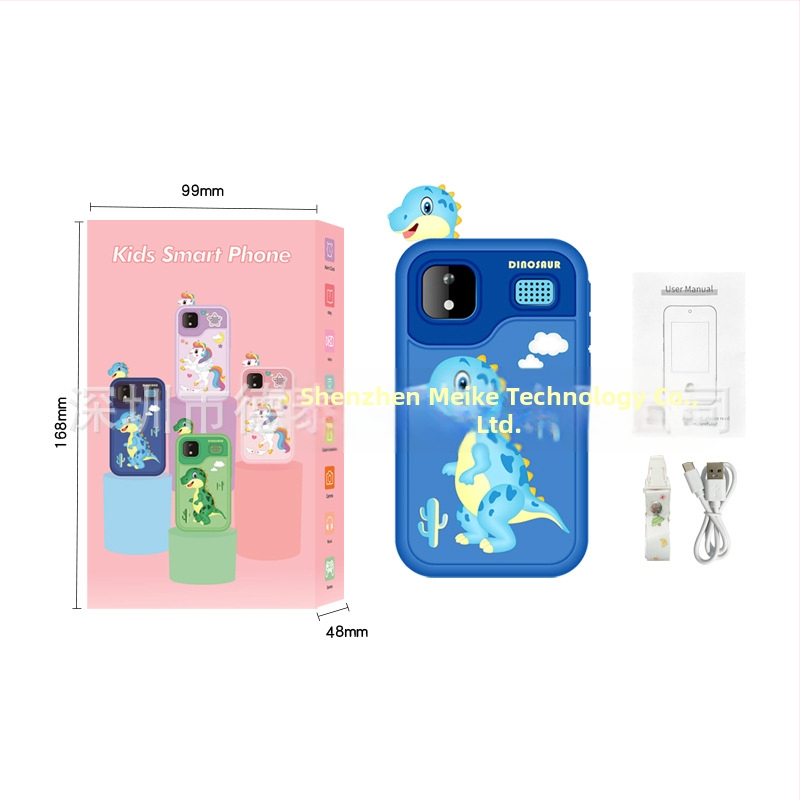 Детска камера с тема единорог и динозавър, модел D13, TF карта за съхранение, сензор до 1 MP, снимане и видеозапис, игри, филтри и стикери