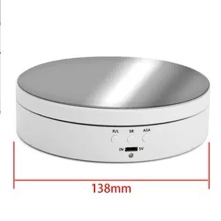 Elektrinis pasukamas demonstracinis stovas, apvali demonstracinė plokštė, trijų greičių reguliavimas, reguliuojamas kampas, įkraunamas