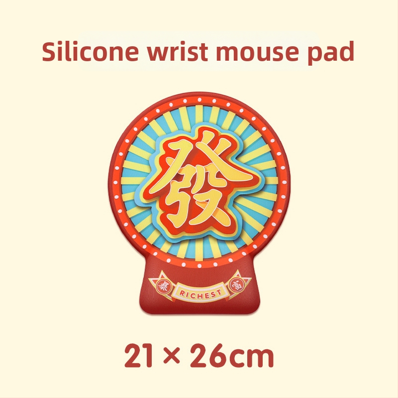 Rokas locītavas paliktnis tastatūrai un pelei ar atmiņas putām un silikona audumu, vienpusīgs, ar logotipu