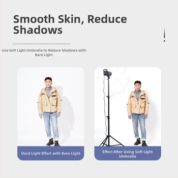 Fotografinis reflektuojantis skėtis šviesai, parabolinis dizainas, prekės ženklas Miaotu, modelis Reflective umbrella, maksimalus apkrova 2–5 kg, svoris 0,5 kg