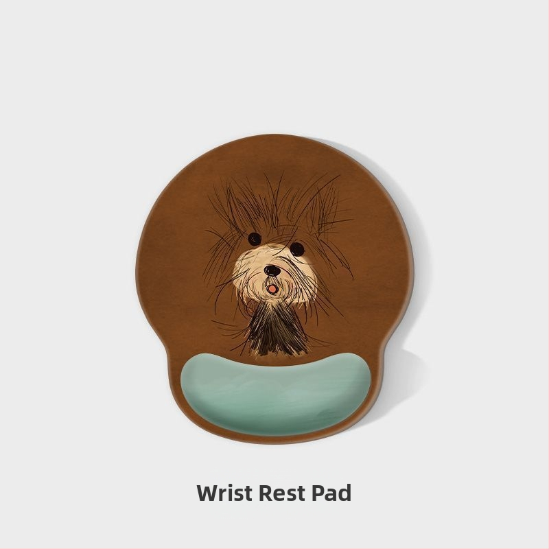 Kummijas galda paliktnis ar pretslīdējošu virsmu, ar termiskās pārneses druku, karikatūras suņa dizains