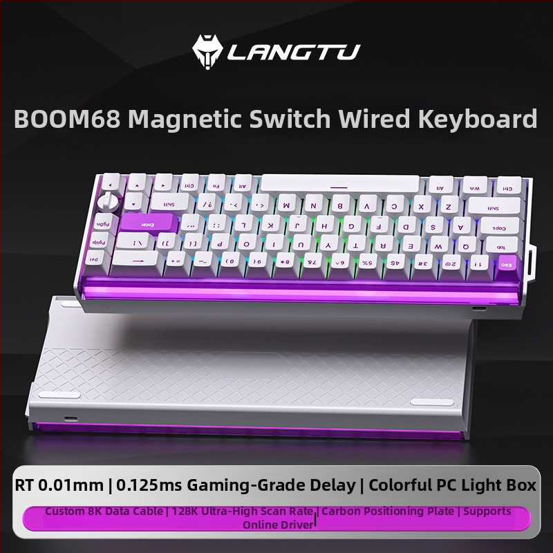 68-tipkovni numerički keypad s magnetskim osovinama i RGB osvjetljenjem, TTC King Axis SE, tri-modna Bluetooth/USB povezanost