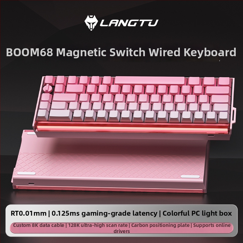 68-tipkovni numerički keypad s magnetskim osovinama i RGB osvjetljenjem, TTC King Axis SE, tri-modna Bluetooth/USB povezanost