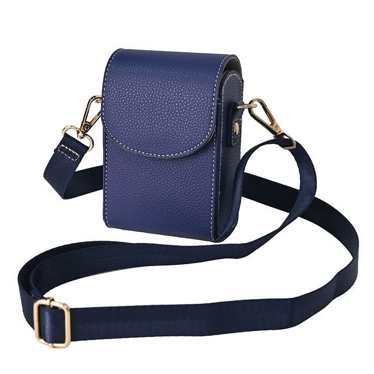 Τσάντα για κάμερα, crossbody στυλ, PU υλικό, PU επένδυση, καμπύλος ιμάντας ώμου, Άνοιξη 2025