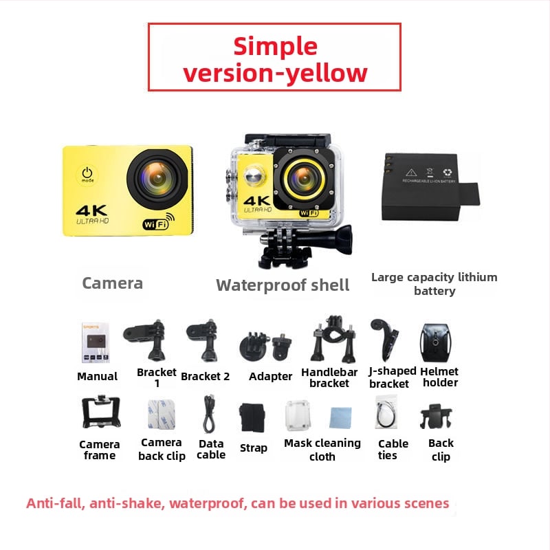 X6 veiksmo kamera – 360° įrašas, 3 MP, palaiko iki 32 GB atminties kortelę, svoris 75,6 g