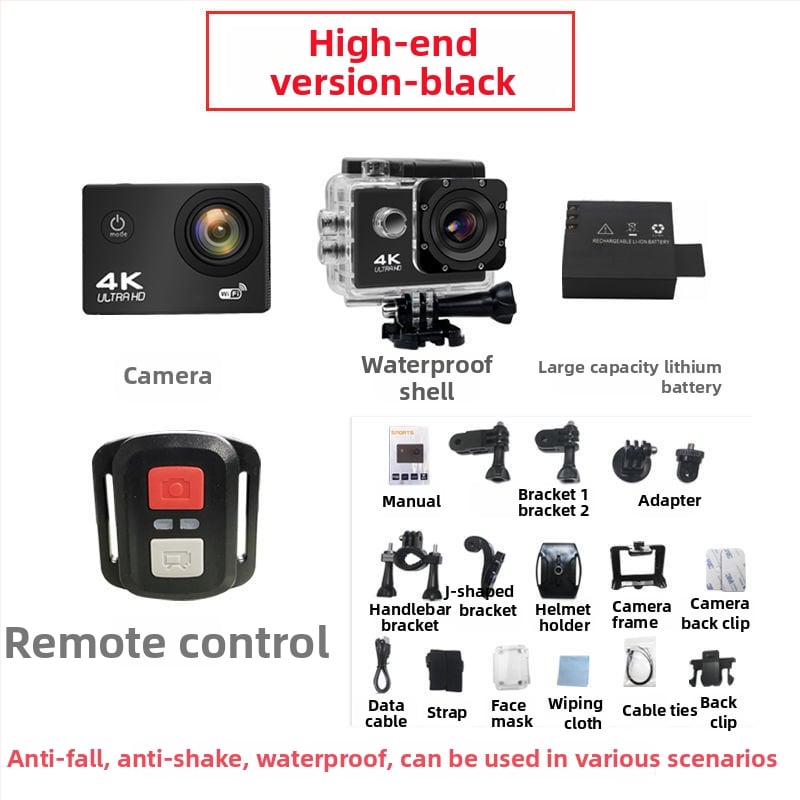 X6 veiksmo kamera – 360° įrašas, 3 MP, palaiko iki 32 GB atminties kortelę, svoris 75,6 g