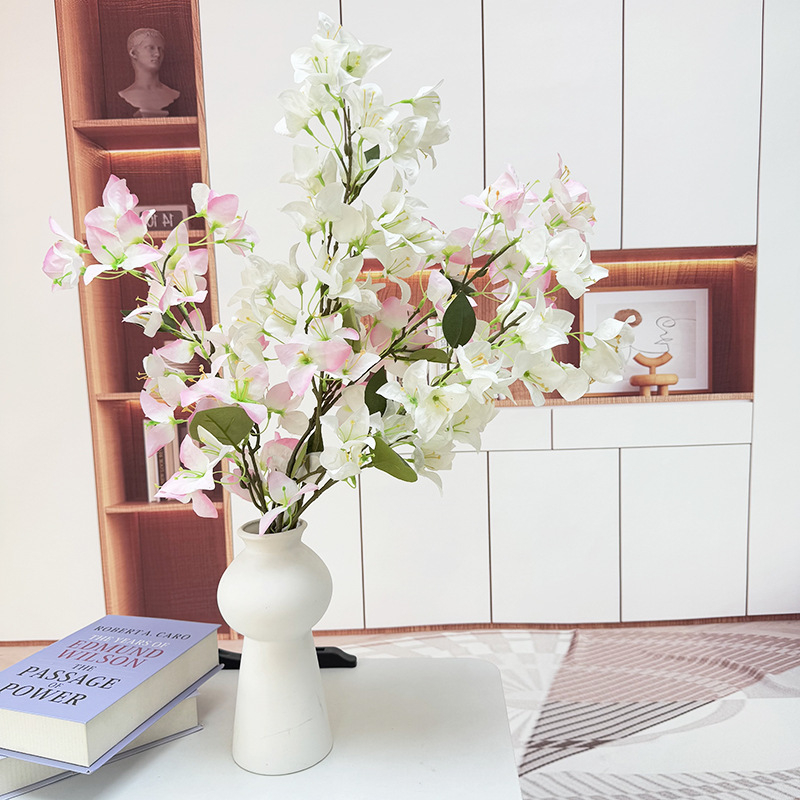 Bougainvillea Longyu craft flower umjetni cvijet – svilenkasta tkanina, aranžman u vazi, za vjenčanja, rekvizite za fotografiranje i kućnu dekoraciju