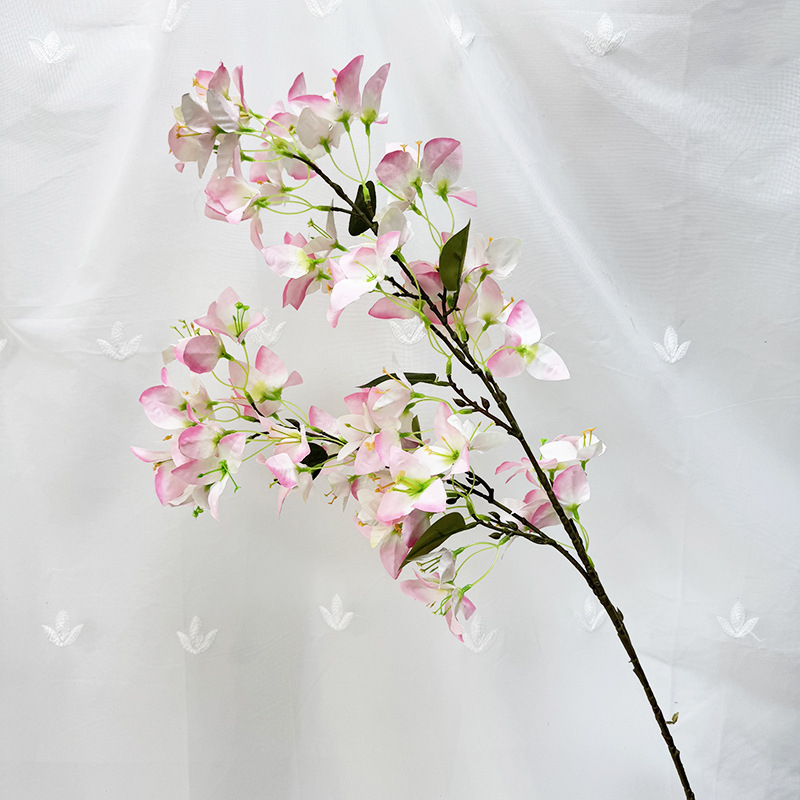 Bougainvillea Longyu craft flower umjetni cvijet – svilenkasta tkanina, aranžman u vazi, za vjenčanja, rekvizite za fotografiranje i kućnu dekoraciju