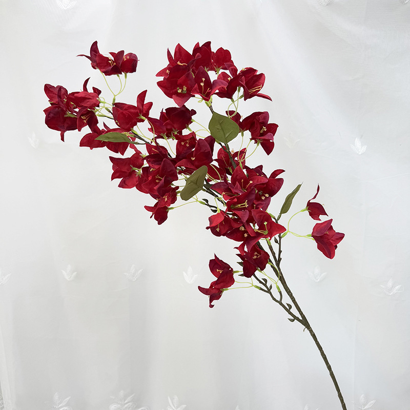 Bougainvillea Longyu craft flower umjetni cvijet – svilenkasta tkanina, aranžman u vazi, za vjenčanja, rekvizite za fotografiranje i kućnu dekoraciju