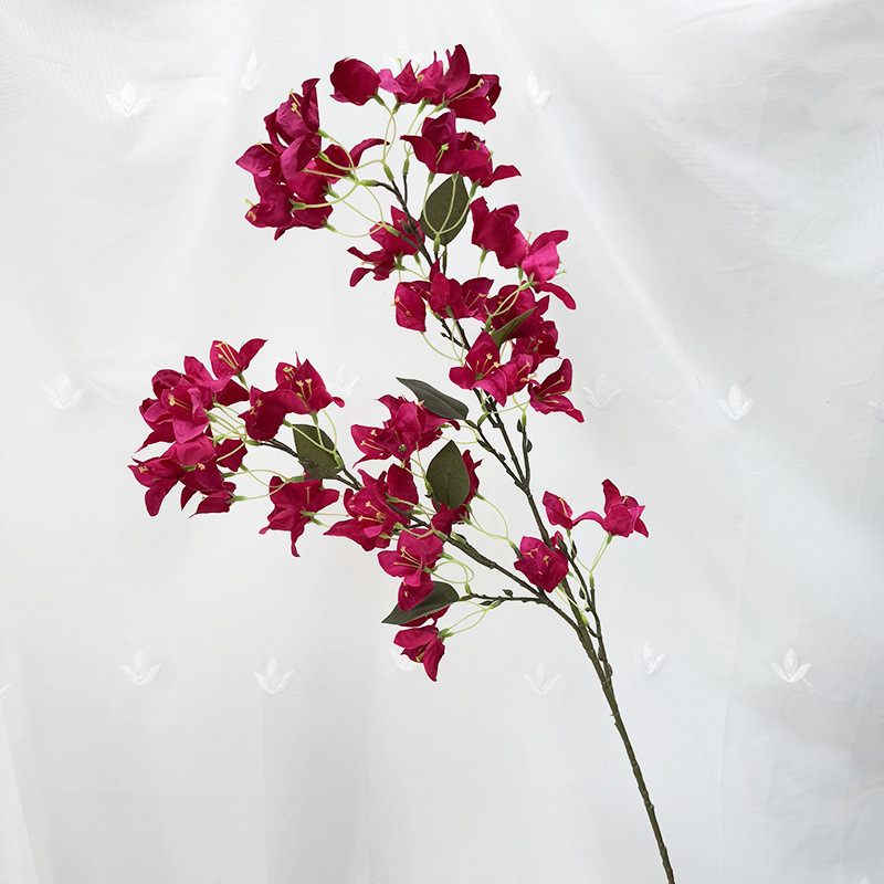 Bougainvillea Longyu craft flower umjetni cvijet – svilenkasta tkanina, aranžman u vazi, za vjenčanja, rekvizite za fotografiranje i kućnu dekoraciju