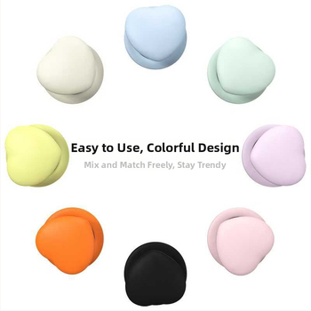 Sirds formas telefona turētājs no pilnīga šķidrā silikona, FG-85536; saderīgs ar Apple; magnētiska piestiprināšana visiem tālruņiem; pielāgošana pieejama