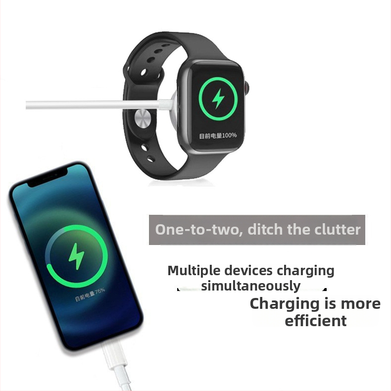 3-u-1 Bežični punjač za Apple Watch i iPhone — magnetsko punjenje, QC3.0, Ukupna snaga 5W, Izlazna struja 2A, Izlaz 2.5W