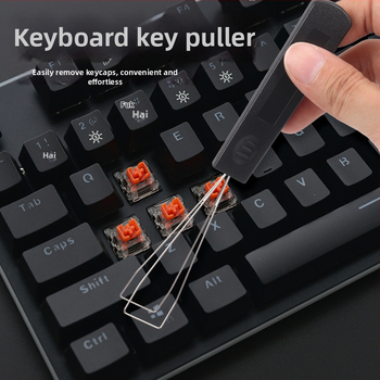 Mehāniskas tastatūras tīrīšanas komplekts ar taustiņu vilcēju un vārpstas vilcēju (tīrīšanas rīki tastatūras uzturēšanai)