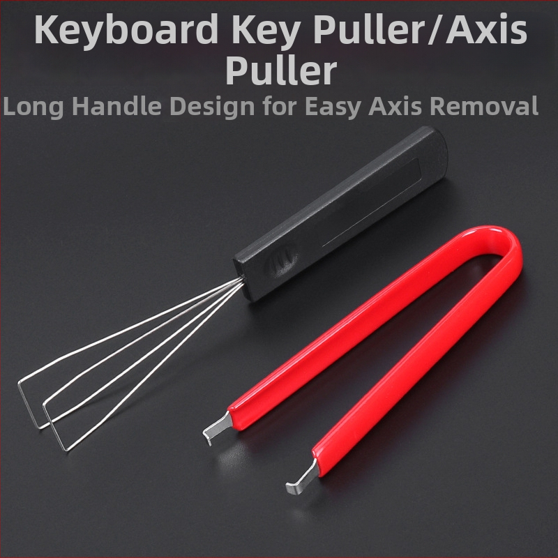 Mehāniskas tastatūras tīrīšanas komplekts ar taustiņu vilcēju un vārpstas vilcēju (tīrīšanas rīki tastatūras uzturēšanai)