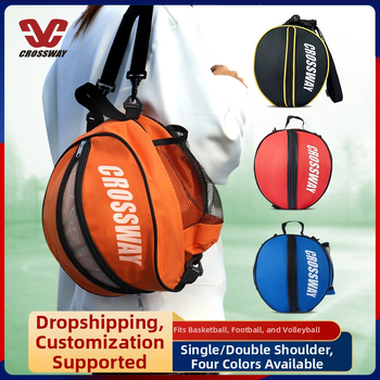 Geantă de baschet CROSSWAY — din Oxford cloth, personalizare disponibilă și imprimare logo, potrivită pentru baschet