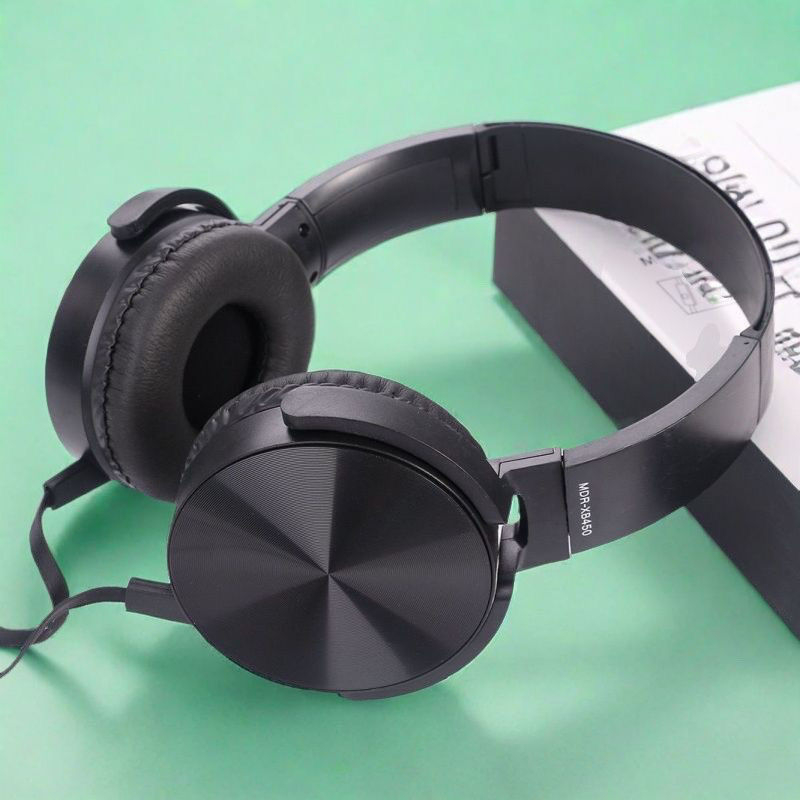 Căști over-ear, cu fir, cu microfon, pentru OPPO/Huawei/Vivo telefoane și PC — conector tip L, design simplu, căști karaoke și gaming