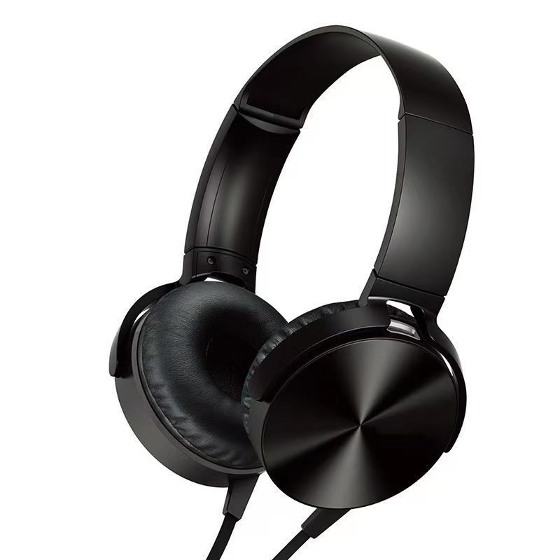 Căști over-ear, cu fir, cu microfon, pentru OPPO/Huawei/Vivo telefoane și PC — conector tip L, design simplu, căști karaoke și gaming
