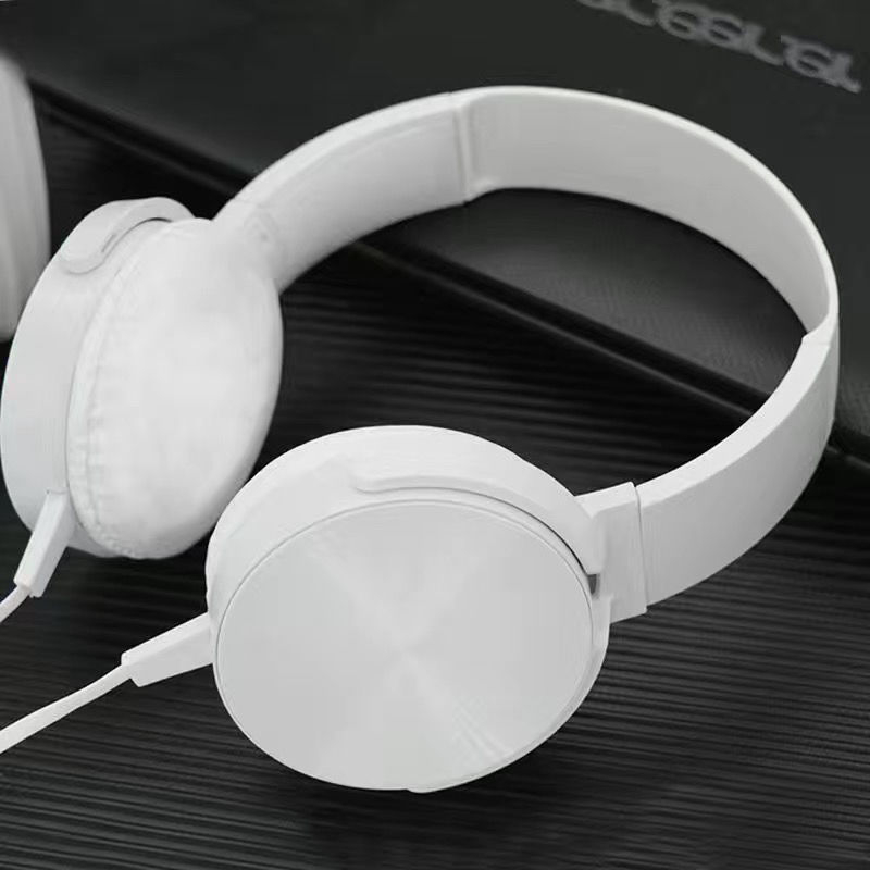 Căști over-ear, cu fir, cu microfon, pentru OPPO/Huawei/Vivo telefoane și PC — conector tip L, design simplu, căști karaoke și gaming